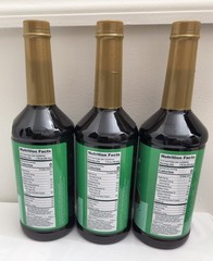 3X Girl Scouts Thin Mints Syrup ~ Sugar Free Coffee Syrup 1 Liter Bottle each