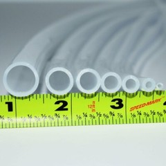 ULTRA CLEAR PURE SILICONE TUBING BY THE FOOT – ALL SIZES