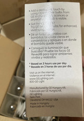 4 – 2 Pack Old Style GE Crystal Clear 60 Watts A19 Bulbs (8 Bulbs)