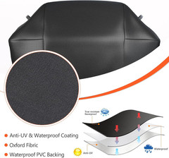 51 Inch Grill Cover for Weber Spirit 200 and 300 Series Outdoor Gas Grills, Heav