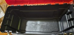 CRAFTSMAN 19.27-in W x 9.75-in H x 9.8-in D Red Plastic Tool Box