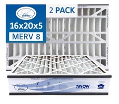 Trion Air Bear 255649-104 (2 Pack) – 16″ x 20″ x 5″ Pleated Air Filter, MERV 8
