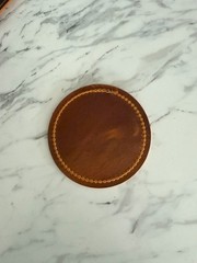 Leather Placemat Set | Rustic Handmade Table Mat | Coasters & Cutlery Holder