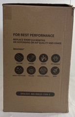 4 Smoke Remover Filters Compatible w/ Levoit & VortexAir Core 300’s, PuroAir 240