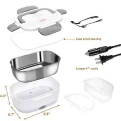 1.5L Electric Heating Lunch Box Portable for Car Office Food Warmer Container US