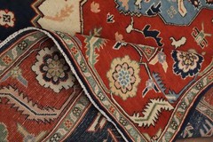 Oriental Area Rug 6×9 Vegetable Dye Geometric Hand-knotted Wool for Any Room