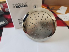 Kohler 45417-SN K-45417 Pinstripe Single Function Shower Head, Polished Nickel