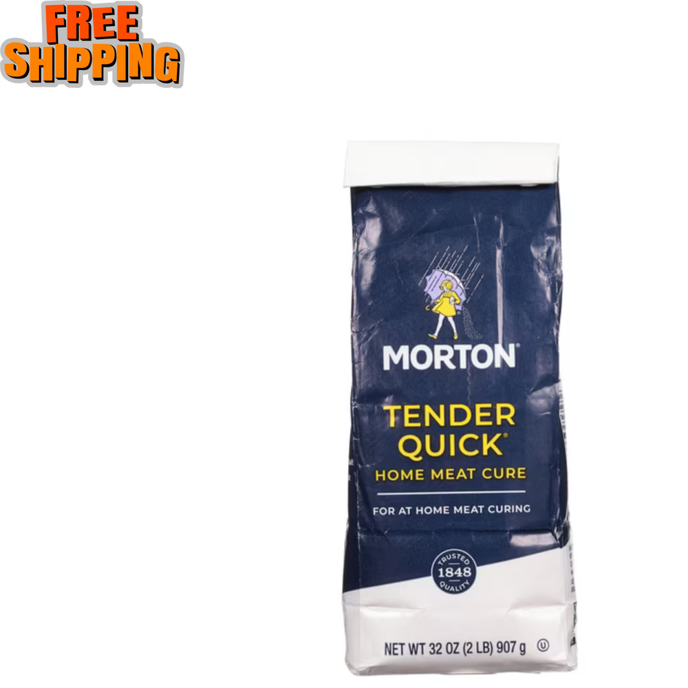Morton Tender Quick Meat Cure, Curing Salt for Meat, Poultry & Game, 2 lb-