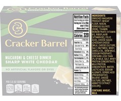Macaroni and Cheese by Cracker Barrel in 3 Variety 4.67 Ounce (Pack of 3)