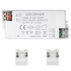 AC 110V to DC 12V 24W/60W Transformer Power Supply LED Driver Adapter Universal