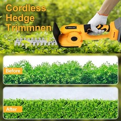2-in-1 Cordless Hedge Shrubbery Trimmer Grass Shear For DeWALT 20V MAX Battery