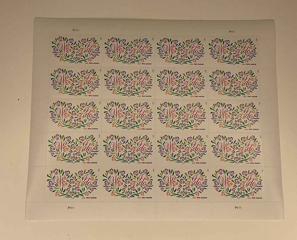 Wedding Invitations – Forever Stamps YES I DO, #4765 Bouquet Of Flowers 2 Ounce