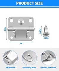 Cooler Stainless Steel Hinge Replacement for Coleman, As Shown, as shown