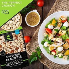 Sliced Almonds – Raw, Superior to Organic, Nut Snack, All Natural Kosher