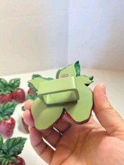 Set Of 8 Strawberry Napkin Rings at Home with Meijer No Box