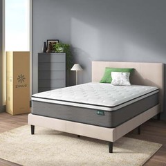 Zinus Pressure Relief Extra Firm Hybrid Mattress Comfort Foam and Pocket Spring