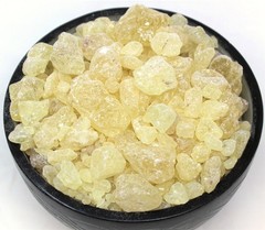 Natural Granular ‘A’ Grade White Copal Resin Incense: 1 lb + 6 Charcoal Tablets
