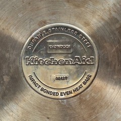 KitchenAid Fry Pan Skillet 12.5in Stainless Steel Impact Bonded Even Heat Base
