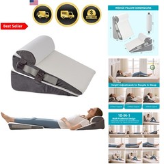 Wedge Pillow Set for Sleep Recovery Acid Reflux Snoring Pain Relief Bed Wedge