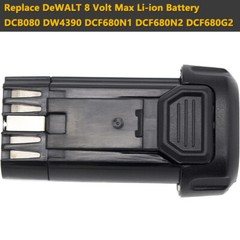 8V 3.0Ah Lithium Ion Battery For Dewalt DCB080 DCF680N1 DW4390 DCF680N2 DCF680G2