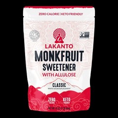 Lakanto Classic Monk Fruit Sweetener with Allulose, 1 lb, 1 Count