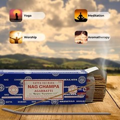 Satya Sai Baba Nag Champa 250gm Box Agarbatti Incense Sticks Hand Rolled