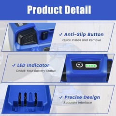 2 Pack 24V 3.0Ah for Kobalt 24 Volt Max Lithium-ion Battery KB624-03 KB524-03