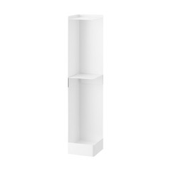 Yamazaki Home TOWER Slim Rolling Bathroom Organizer Toilet Paper Storage Cart