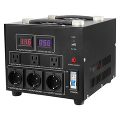 VEVOR 5000W Voltage Converter Transformer Step Up/Down 220V-110V /110V-220V CE