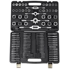 VEVOR Tap and Die Set 110Pcs Metric Size M2 to M18 Bearing Steel Threading Tool