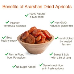 Arashan Apricots –Delicious Dried Apricot Fruit, MOST Delectable