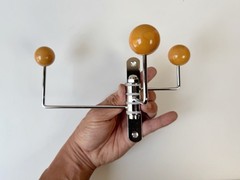 Mid Century Hooks Coat Rack Entryway Organizer Modern Minimalist Wall Art Decor