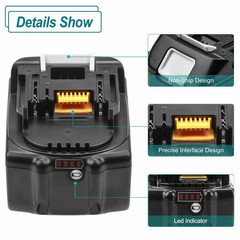 4Pack 18V 3.0AH Battery For Makita 18V Lithium-Ion BL1860B BL1815 BL1850 BL1815