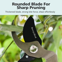 Berry&Bird Garden SK-5 Steel Pruning Shears Professional Wooden Handle Pruners