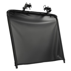 Tractor Canopy Sun Shade Roof Top for Lawn Mower W/2″x2″/2″x3″ ROPS UV Protect
