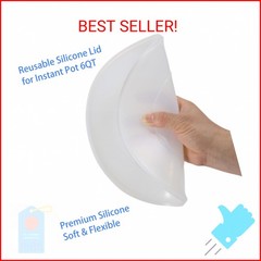 Silicone Lid for Instant Pot 6 QT & 5 QT, 9.8IN Premium Pot Cover for Instapot 5