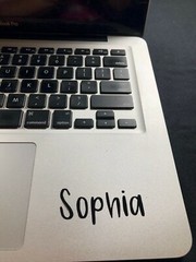 Easy to Order Custom Personalized Sticker/Decal/Vinyl Name/Lettering – FREE SHIP