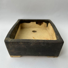very old 17cm ” 三津山健次 ” Mitsuyama Tokoname japanese bonsai pot good shape