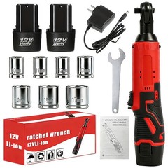 Cordless electric ratchet wrench set, brushless electric ratchet wrench, 12V