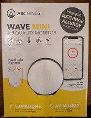 Airthings Wave Mini Smart Indoor Quality Monitor, NIBModel 2928