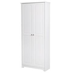 72”H Freestanding Storage Pantry Utility Cabinet 2 Door and 5 Shelves Organizer