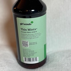 Girl Scouts Cookies Inspired Flavored THIN MINTS Sugar Free Syrup 1 Liter- NEW