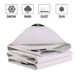 Heavy Duty Poly Tarp 5/10/12/16/20 Mil Waterproof Tarpaulin Cover w/ Grommets