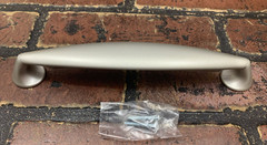 Large nickel silver color drawer door pull 7.5-in center to center