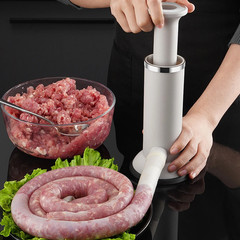 1.5L Stainless Steel Sausage Stuffer Manual Sausage Maker
