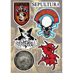 Sepultura Sticker Pack | Brazilian Heavy Groove Thrash Death Metal Band Logo