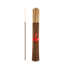 UNSCENTED Incense Sticks 11″ Bulk – 100% Natural Joss Punk and Bamboo Blanks
