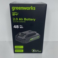 Greenworks 24V 2.0Ah Lithium-Ion Battery | 125+ Compatible Tools | Sealed