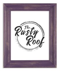 Distressed Cimarron – Purple Picture Frame – Solid Wood