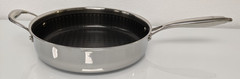 Hell’s Kitchen Hybrid Tri-Clad 4 Qt Sauté Pan w/ Lid | Nonstick PFAS-Free Used